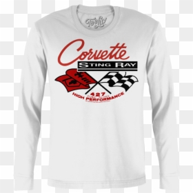 Transparent Corvette Stingray Png - Long-sleeved T-shirt, Png Download - autism ribbon png