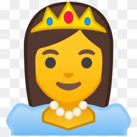 Princess Icon - Female Student Icon Png, Transparent Png - princess emoji png