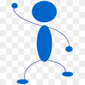 Stickman, Stick Figure, Waving, Man, Blue, Cartoon - Stickman Waving Png, Transparent Png - 3d stick figure png