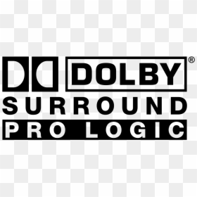Dolby Pro Logic Logo, HD Png Download - dolby logo png