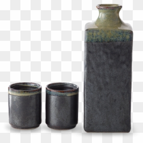 High Angle Picture Of Our Sake Bottle And Cups On A - Wagamama Sake, HD Png Download - sake png