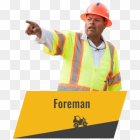 Foreman In Asphalt - Road Construction Campaigns, HD Png Download - asphalt png