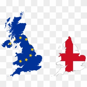 Brexit, England, Eu, United Kingdom, Europe, Flag - Ashby De La Zouch Uk Map, HD Png Download - eu flag png