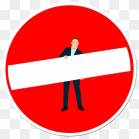 Free Png Ignorance Man - Manque Png, Transparent Png - one way sign png