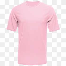 Unisex Short Sleeve Dry Shirt, Light Pink - Active Dry Shirt Pink, HD Png Download - pink shirt png