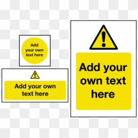 Create Your Own Catering Warning Safety Sign"  Title="create - Make Your Own Warning Sign, HD Png Download - prohibition sign png