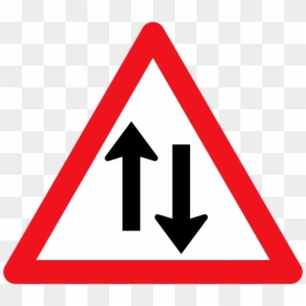 Transparent Swings Png - Two Arrow Road Signs, Png Download - one way sign png