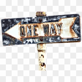 Wood, HD Png Download - one way sign png