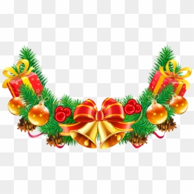 Transparent Background Christmas Png, Png Download - christmas wreath .png
