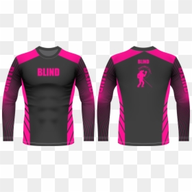 Round Neck Full Sleeve Shirts - Round Neck, HD Png Download - pink shirt png