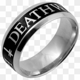 Divine Silver Ring - Death Wish Ring, HD Png Download - silver ring png