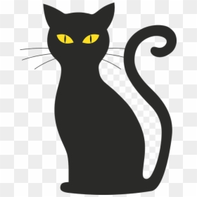 Black Cat Png - Silhouette Black Cat Clipart, Transparent Png - cats.png
