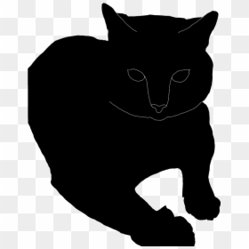 Silhouette Of A Cat - Cat Yawns, HD Png Download - cats.png