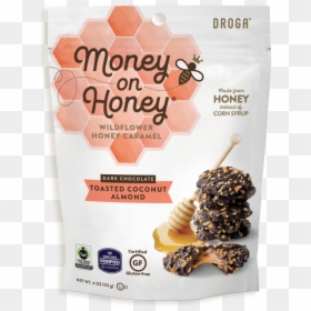 Droga Chocolates - Money On Honey Dark Chocolate, HD Png Download - chocolates png