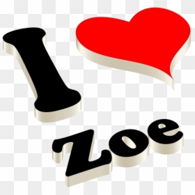 Zoe Heart Name Transparent Png - Yadav Name, Png Download - zoe png