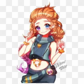 Zoe By 등뒤에엄마 Hd Wallpaper Background Fan Art Artwork - League Of Legends Zoe Fanart, HD Png Download - zoe png