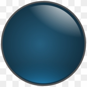 Blue Glossy Ball Png - Blue Ball Transparent Background, Png Download - glossy png