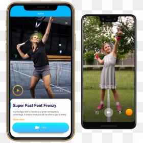 Soft Tennis, HD Png Download - super girl png