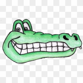 Clip Art Alligator Smile From, HD Png Download - alligator head png