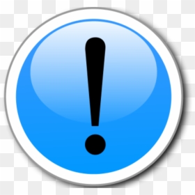Exclamation Mark Alert In A Glossy And Shiny Circle, HD Png Download - glossy png