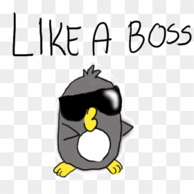 Like A Boss Penguin Gif, HD Png Download - dance gif png