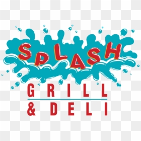 Splash Grill & Deli Logo Png Transparent - Splash, Png Download - splash vector png