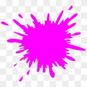 Pink Splash Clip Art At Clker - Splash Png, Transparent Png - splash vector png