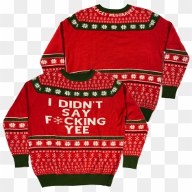 Ugly Km Xmas Holiday Sweater - Kacey Musgraves Christmas Sweater, HD Png Download - christmas sweater pattern png