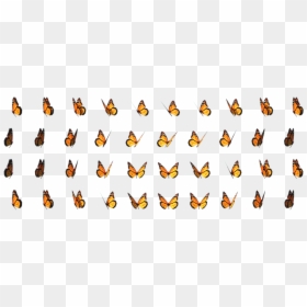Transparent Butterfly - Butterfly Sprite Sheet, HD Png Download - butterfly .png