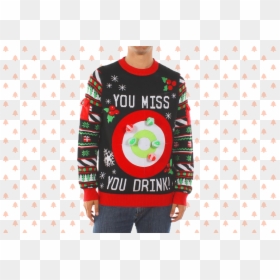 Human Target, Christmas, Ugly Sweater, Ugly Christmas - Funny Christmas Sweater, HD Png Download - christmas sweater pattern png