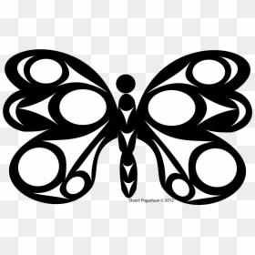 Coast Salish Butterfly, HD Png Download - butterfly .png