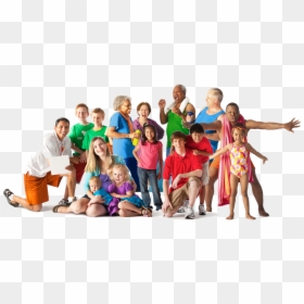Child, HD Png Download - group of people sitting png