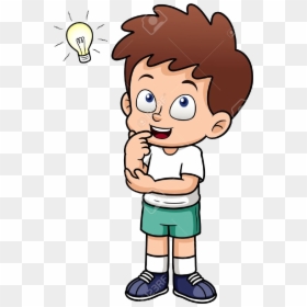 Thinking Child Clipart Transparent Png - Child Thinking Clipart, Png Download - thinking.png