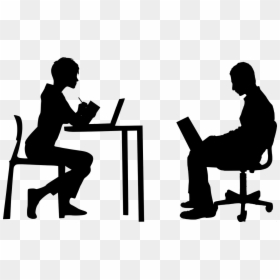 Education Week Is It Time For The American Approach - Sitting At Desk Silhouette, HD Png Download - group of people sitting png