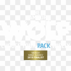 Wolf Logo Wh 05 - Poster, HD Png Download - png game