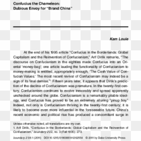 Document, HD Png Download - confucius png