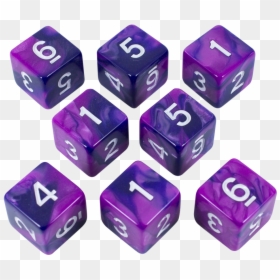 Paladin Roleplaying Purple And Indigo Dice Purple Worm - Dice Game, HD Png Download - dnd dice png