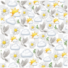 Emoji Emojis White Background Backdrop Cute - White Background With Emoji, HD Png Download - daisy png tumblr