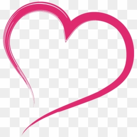 Welcome To My Website - Pink Heart Outline Clipart, HD Png Download - png images for website background