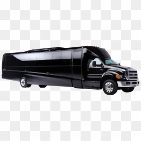 Deluxe Limo Bus - 28 Passenger Shuttle Bus, HD Png Download - charter bus png