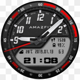 Amazfit Dual Red X - Challenger Watch Face, HD Png Download - red x.png