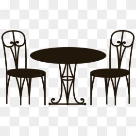 Png Freeuse Download Cafe Vector Table Chair - Table And Chairs Clipart, Transparent Png - table.png