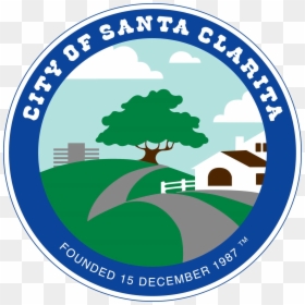 Seal Of Santa Clarita, California - City Of Santa Clarita Logo Transparent Background, HD Png Download - santa .png