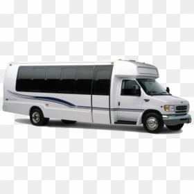 Party Bus, Shuttle Bus Chicago, Mini Coach, White Shuttle, - 29 Passenger Mini Coach, HD Png Download - charter bus png
