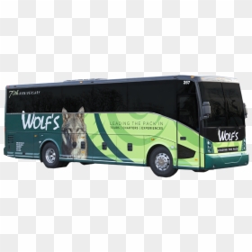 38 Passenger From Side - Tour Bus Service, HD Png Download - charter bus png
