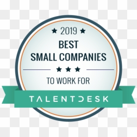 2019 Best Small Companies To Work For Badge From Talentdesk - Company, HD Png Download - aspca logo png