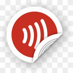 Coloured Contactless Symbol, HD Png Download - nfc logo png