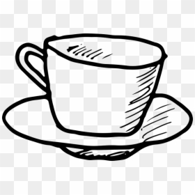 Coffee Cup Outline Png, Transparent Png - stamp outline png