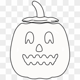 Jack O Lantern Outline, HD Png Download - stamp outline png