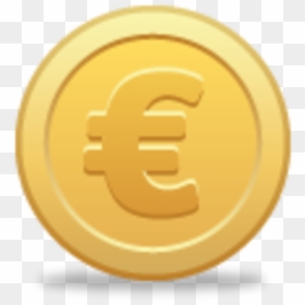 Gold Coin Icon Png - Dollar Coin Vector Png, Transparent Png - euro symbol png